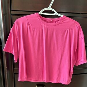 lululemon athletica Hot Pink Short Sleeve Top